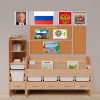 Уголок патриотического воспитания для дошкольников "Россия" Стандартный - «globural.ru» - Жигулёвск
