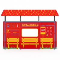 Учебно-игровой макет "Остановка" мобильный - «globural.ru» - Жигулёвск