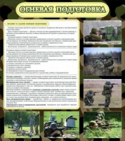 Стенд "Огневая подготовка" (вариант 2) - «globural.ru» - Жигулёвск