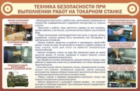 Стенд "ТБ при выполнении работ на токарном станке" - «globural.ru» - Жигулёвск