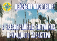 Комплект плакатов "Действия населения в ЧС природного характера" - «globural.ru» - Жигулёвск