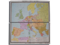 Учебная карта "Европа с 1815 - 1849 г.г." 1180*1070 мм (матовое, 2-стороннее лам.) - «globural.ru» - Жигулёвск