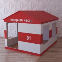 Детский игровой домик «Пожарная служба» - «globural.ru» - Жигулёвск