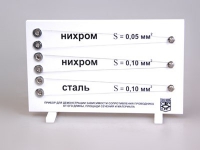 Прибор для демонстрации зависимости сопротивления проводника от его длины, сечения и материала - «globural.ru» - Жигулёвск
