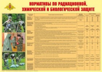 Плакат "Нормативы по радиационной, химической и биологической защите" - «globural.ru» - Жигулёвск