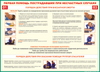 Таблица Порядок действий при внезапной смерти 1000*1400 винил - «globural.ru» - Жигулёвск