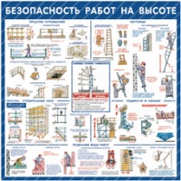 Стенд "Безопасность работ на высоте" - «globural.ru» - Жигулёвск