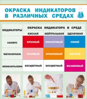 Стенд "Окраска индикаторов в различных средах" - «globural.ru» - Жигулёвск