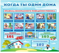 Стенд "Когда ты один дома" - «globural.ru» - Жигулёвск
