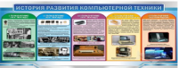 Стенд "История развития компьютерной техники" (вариант 2) - «globural.ru» - Жигулёвск
