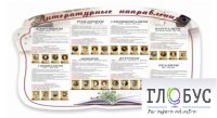Стенд "Литературные направления" - «globural.ru» - Жигулёвск