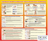 Стенд "Первая доврачебная неотложная помощь" - «globural.ru» - Жигулёвск