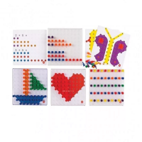 Мозаика Peg Board. Набор с прозрачными досками и картинками - «globural.ru» - Жигулёвск