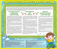 Стенд "Адаптация ребенка в детском саду" - «globural.ru» - Жигулёвск