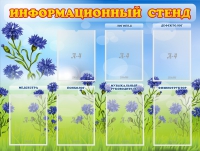 Стенд информационный с 7 карманами - «globural.ru» - Жигулёвск