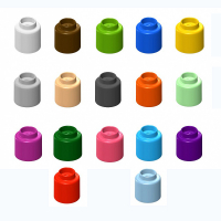  Элемент конструктора одиночный одноцветный Color Blocks 100 штук - «globural.ru» - Жигулёвск