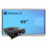 Интерактивная панель 65" (встроенный ПК Win10, Intel i5) - «globural.ru» - Жигулёвск