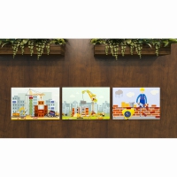 Комплект настенных панелей «Стройка» - «globural.ru» - Жигулёвск
