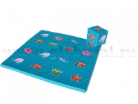 Игровой детский мат «Море» с кубиком (ВИК) - «globural.ru» - Жигулёвск