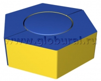 Шестигранное кресло - пуф 80*70*30см (ВИК) - «globural.ru» - Жигулёвск
