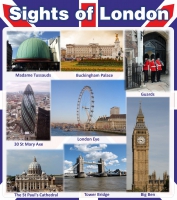 Стенд "Sights of london" - «globural.ru» - Жигулёвск