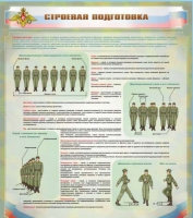 Стенд "Строевая подготовка" - «globural.ru» - Жигулёвск