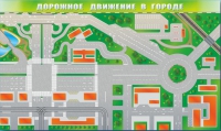 Доска магнитно-маркерная панорамная "Дорожное движение в городе" - «globural.ru» - Жигулёвск