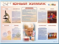 Стенд-уголок "Юный химик" - «globural.ru» - Жигулёвск