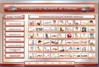 Трехсекционный базовый комплект "Травмы. Кровотечения. Ожоги" для учащихся общеобразовательных учреждений - «globural.ru» - Жигулёвск