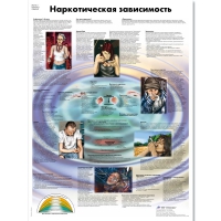 Плакат "Наркотическая зависимость", ламинированный, 50*67 см - «globural.ru» - Жигулёвск