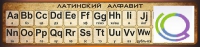 Стенд "Латинский алфавит" (вариант 1) - «globural.ru» - Жигулёвск
