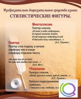 Стенд "Стилистические фигуры" в ассортименте - «globural.ru» - Жигулёвск