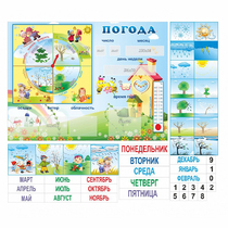 Стенд "Погода" с карманами для вставок - «globural.ru» - Жигулёвск