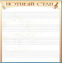 Доска магнитно-маркерная "Нотный стан" - «globural.ru» - Жигулёвск