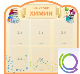 Стенд "На уроке химии" (вариант 1) - «globural.ru» - Жигулёвск