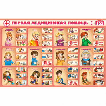 Стенд "Первая помощь" - «globural.ru» - Жигулёвск