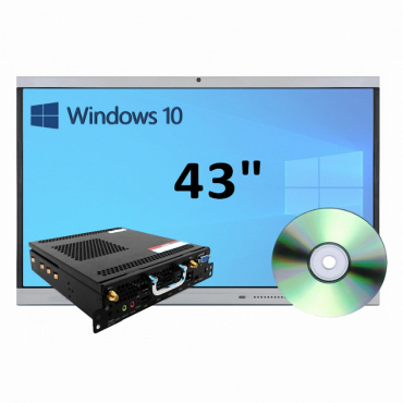 Интерактивная панель 43" (встроенный ПК, Win10) - «globural.ru» - Жигулёвск