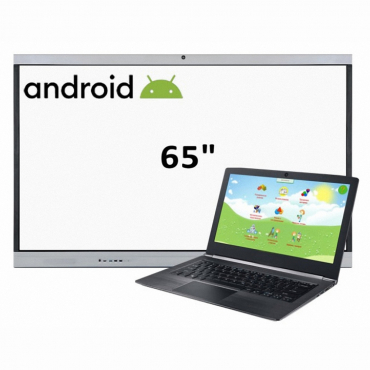 Интерактивная панель 65", ноутбук - «globural.ru» - Жигулёвск