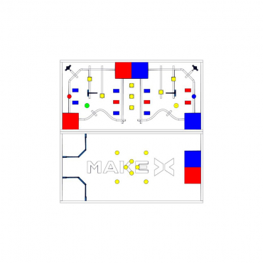 Соревновательное поле с элементами MakeX 2019 City Guardian Arena Expansion Kit for Blue Planet - «globural.ru» - Жигулёвск