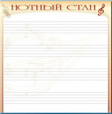 Доска магнитно-маркерная "Нотный стан" - «globural.ru» - Жигулёвск